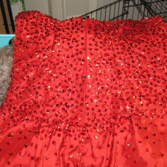 Red Homecoming/Pageant/Prom Dress - Picture 5 of 8